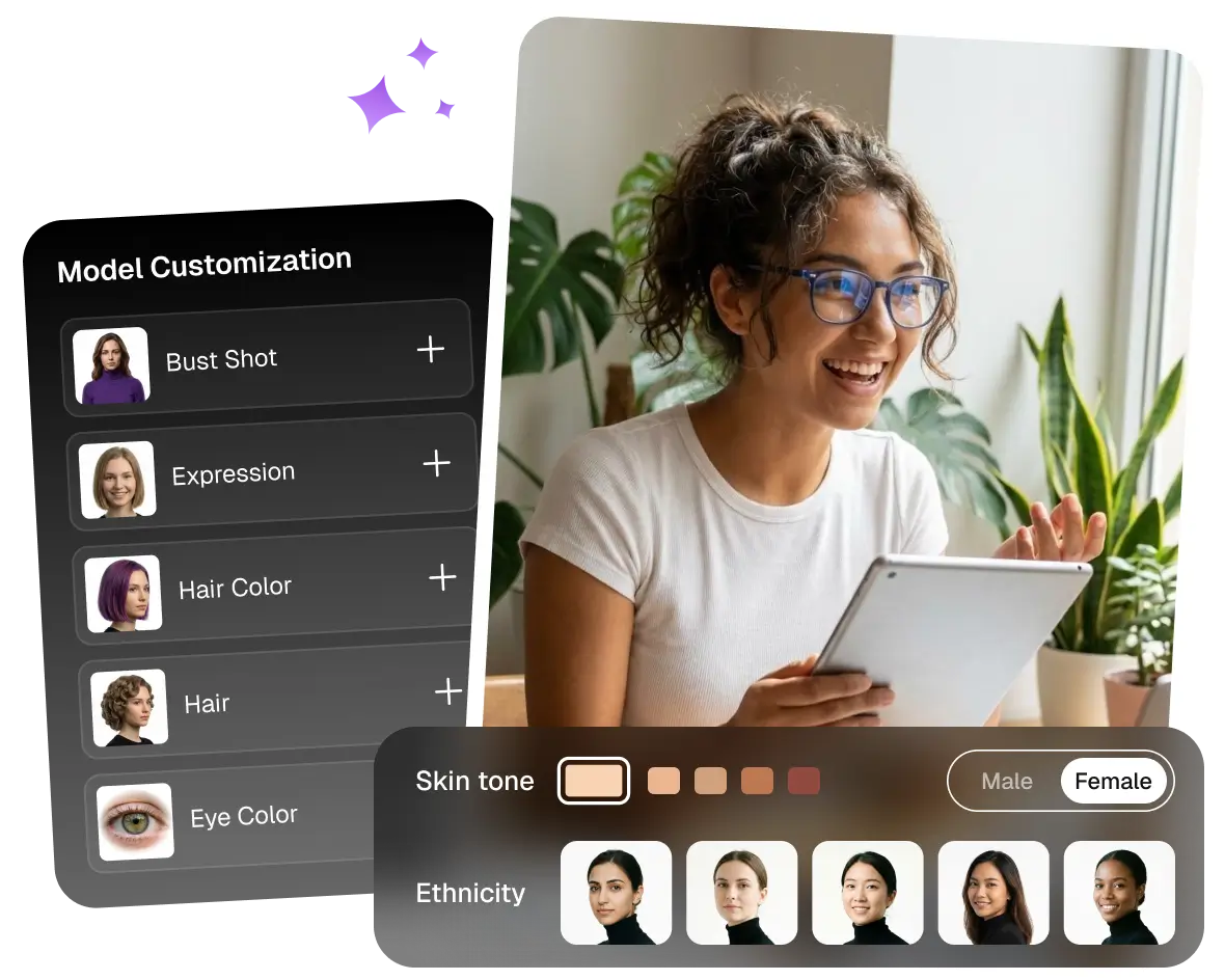 Customize Your Realistic AI Avatar & Influencer
